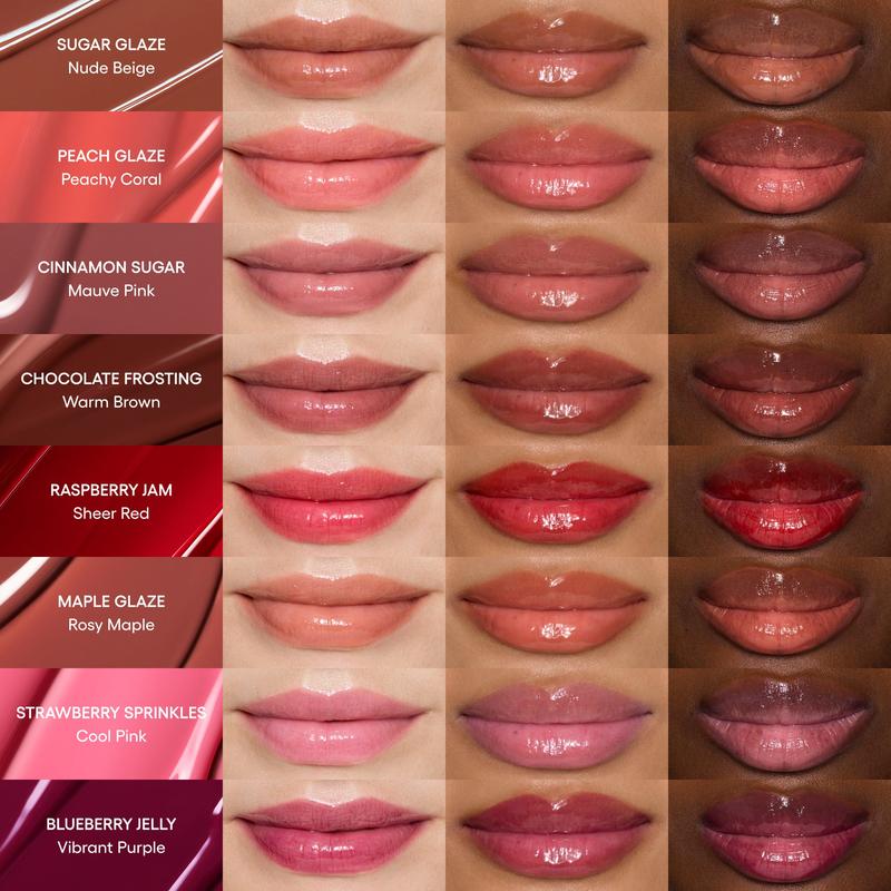LOVILDS Glaze Craze Tinted Lip Serum, Hydrating & Moisturizing Lip Tint--Korean Lip Care,