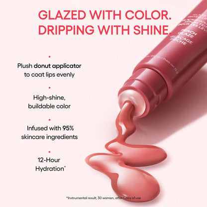LOVILDS Glaze Craze Tinted Lip Serum, Hydrating & Moisturizing Lip Tint--Korean Lip Care,